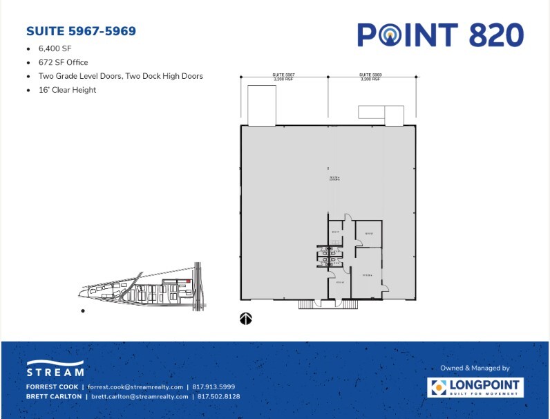 5721 E Rosedale St, Fort Worth, TX à louer Plan d’étage– Image 1 sur 1