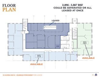 Plus de détails pour 55 Alpha Dr W, Pittsburgh, PA - Bureau à louer