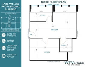 7240 Crowder Blvd, New Orleans, LA à louer Plan d’étage– Image 1 sur 1