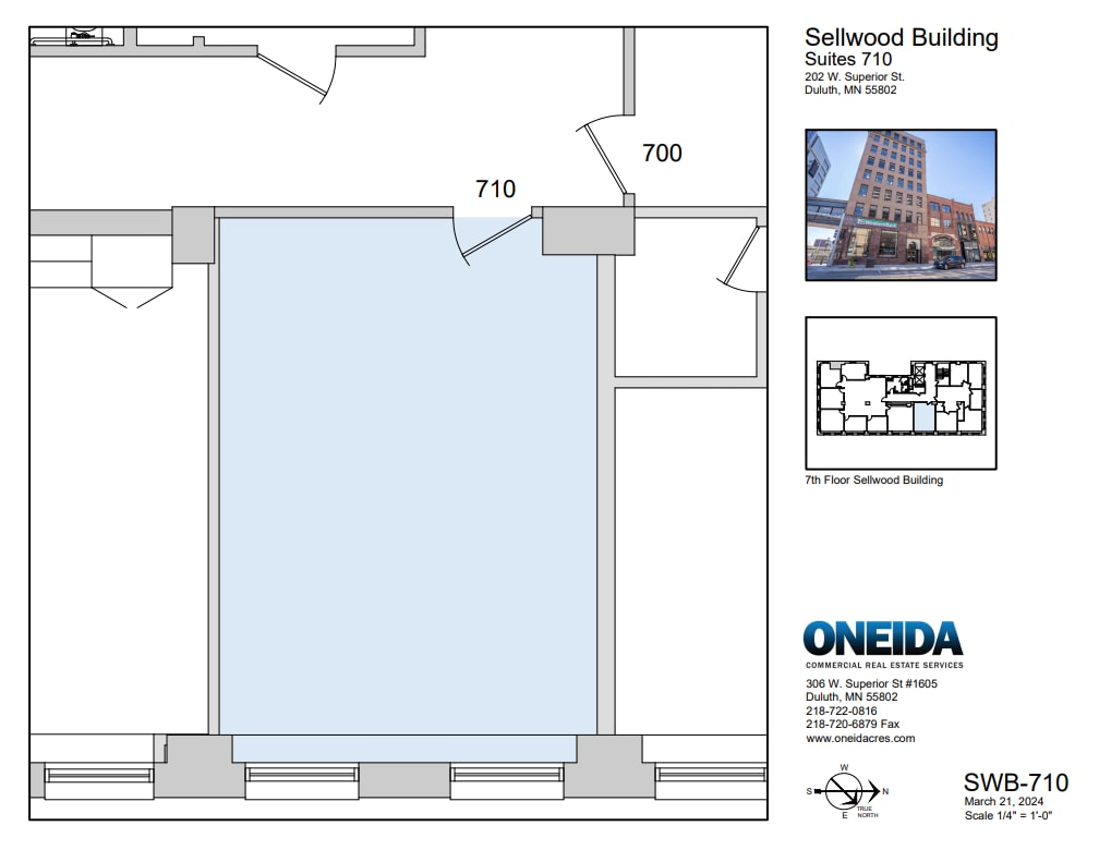 202 W Superior St, Duluth, MN à louer Plan d’étage– Image 1 sur 1