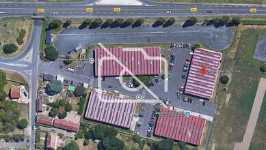 Vert-le-Grand - Vue aérienne vue de carte