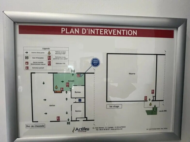 Local d’activités dans Toulouse à louer - Plan d’étage – Image 2 sur 5