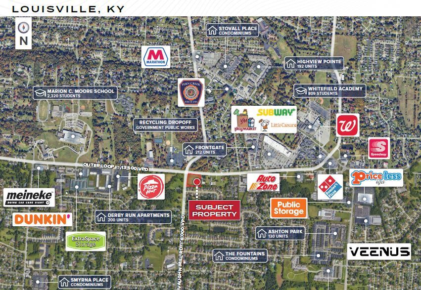 7601 Vaughn Mill Rd, Louisville, KY à vendre - Photo de l’immeuble – Image 3 sur 7