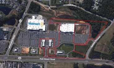 Hull Street Rd, Midlothian, VA - Vue aérienne  vue de carte