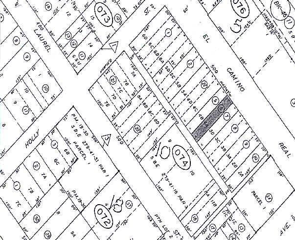 542 El Camino Real, San Carlos, CA à louer - Plan cadastral – Image 2 sur 11