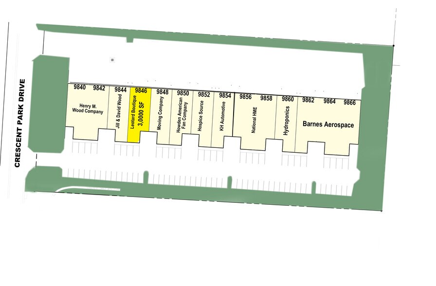 9840-9866 Crescent Park Dr, West Chester, OH à louer - Photo de l’immeuble – Image 2 sur 5