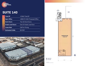 748 W Sunset Rd, Henderson, NV à louer Plan d’étage– Image 1 sur 2
