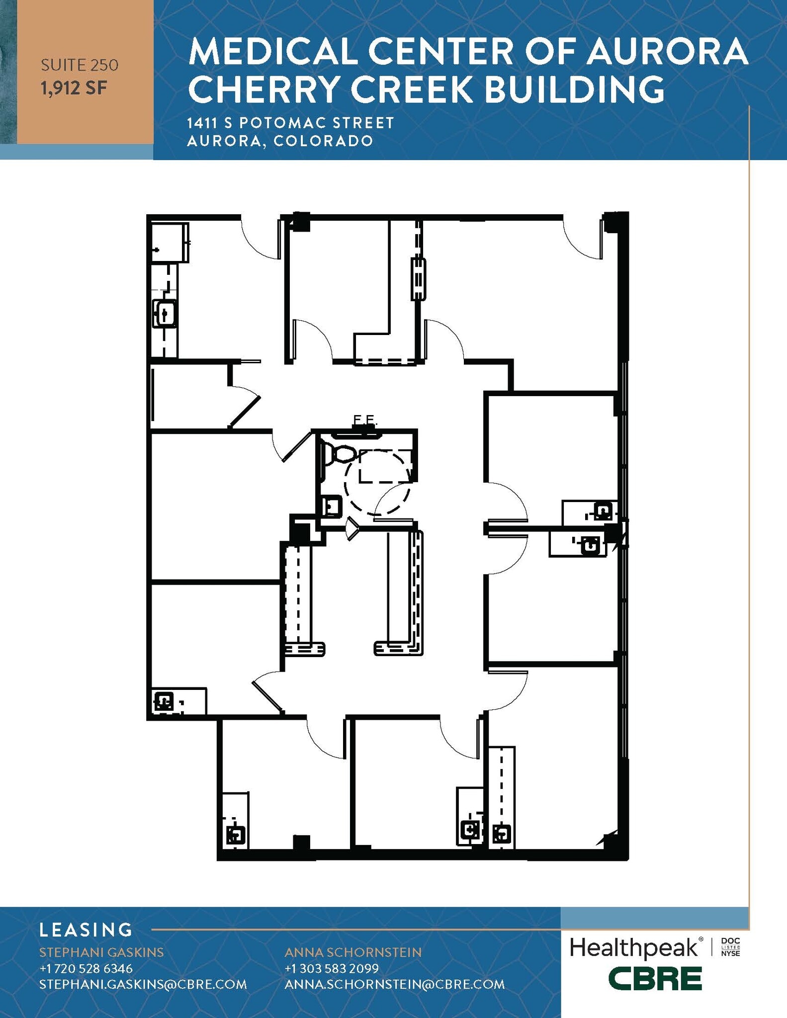 1411 S Potomac St, Aurora, CO à louer Plan d’étage– Image 1 sur 1