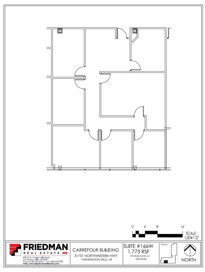 31731 Northwestern Hwy, Farmington Hills, MI à louer Plan d’étage– Image 1 sur 1