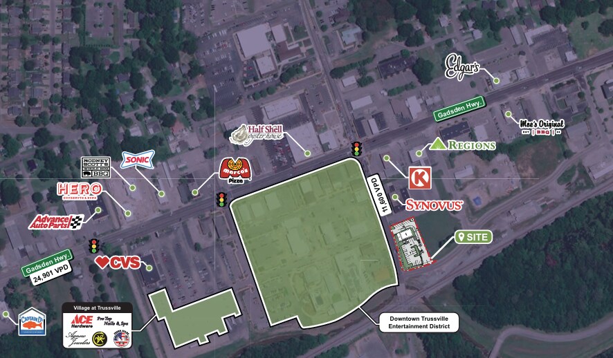 111 S Chalkville Rd, Trussville, AL à louer - Aérien – Image 3 sur 4