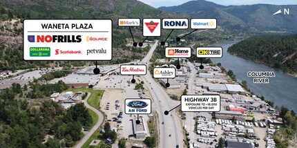 8100 Rock Island Hwy, Trail, BC - Vue aérienne  vue de carte - Image1