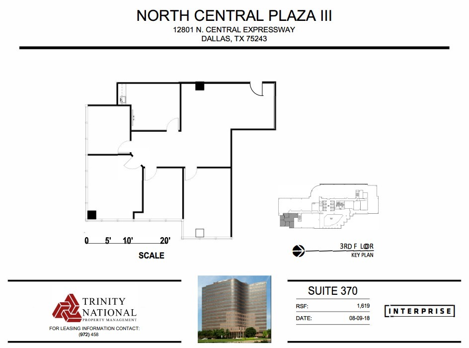 12801 N Central Expy, Dallas, TX à louer Plan d’étage– Image 1 sur 1