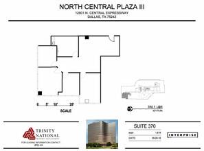 12801 N Central Expy, Dallas, TX à louer Plan d’étage– Image 1 sur 1