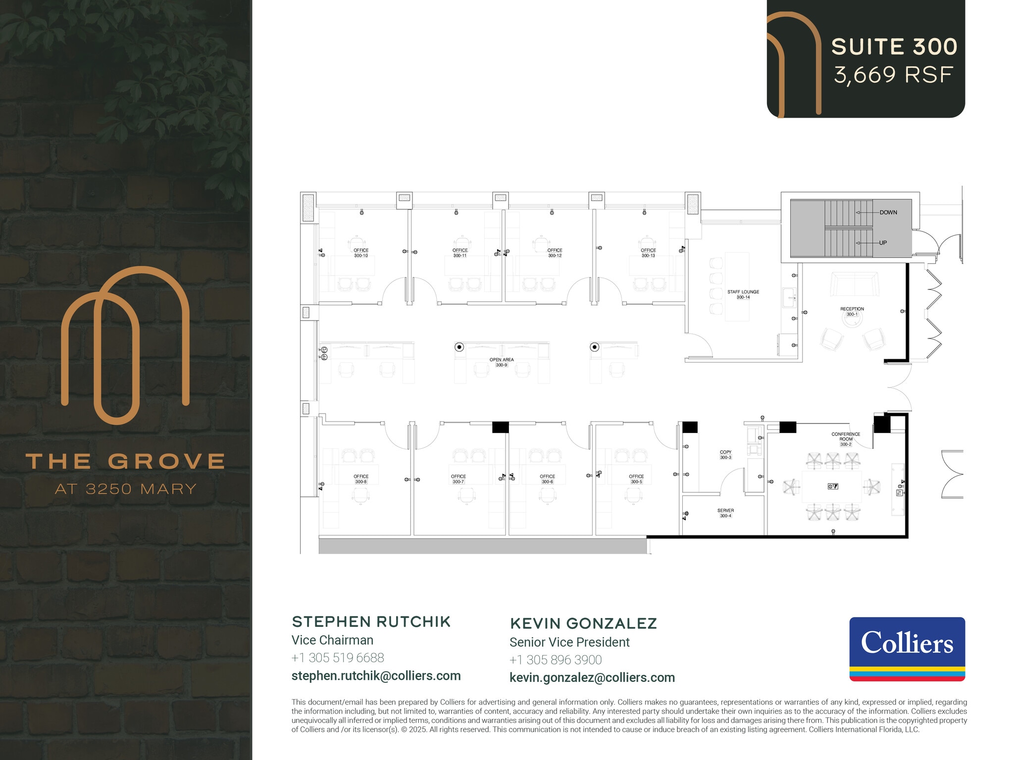 3250 Mary St, Coconut Grove, FL à louer Plan d’étage– Image 1 sur 1