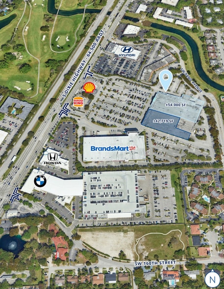 16051 S Dixie Hwy, Miami, FL à louer - Photo de l’immeuble – Image 1 sur 9
