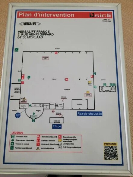 Industriel/Logistique dans Morlaàs à louer - Plan d’étage – Image 2 sur 2