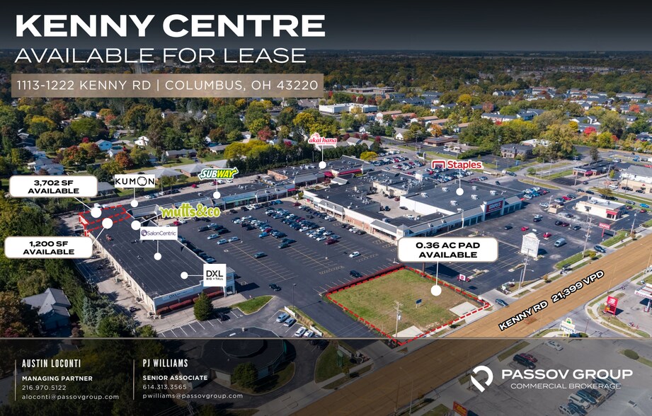 1113-1222 Kenny Centre Sq, Columbus, OH à louer - Photo de l’immeuble – Image 1 sur 4