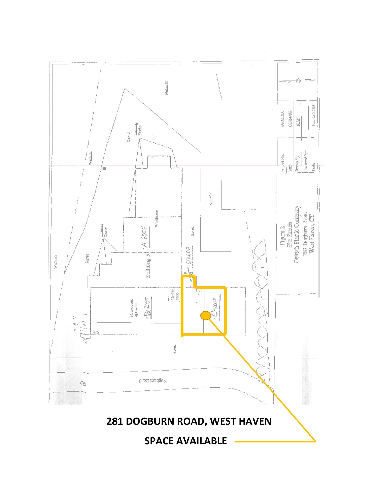 281-283 Dogburn Rd, West Haven, CT à louer Plan de site– Image 1 sur 4