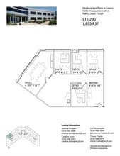8560 Belleview Dr, Plano, TX à louer Plan d’étage– Image 1 sur 1