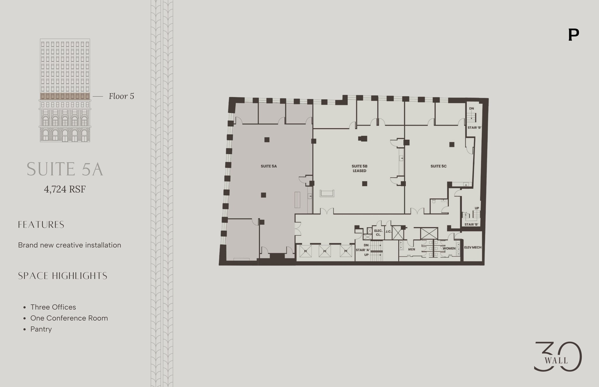 30 Wall St, New York, NY à louer Plan de site– Image 1 sur 4