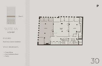 30 Wall St, New York, NY à louer Plan de site– Image 1 sur 4