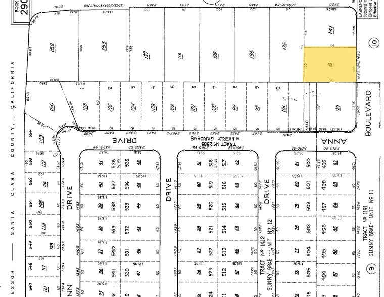 1572-1590 Los Padres Blvd, Santa Clara, CA à louer - Plan cadastral – Image 2 sur 5