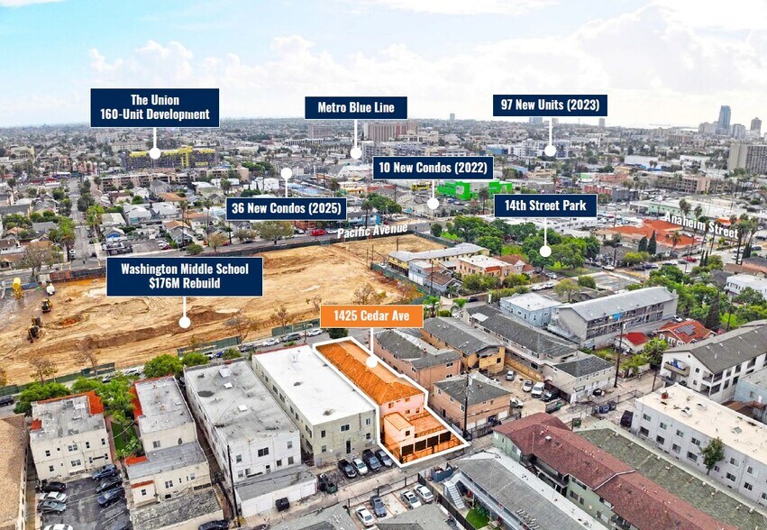 1425 Cedar Ave, Long Beach, CA à vendre - Photo de l’immeuble – Image 2 sur 8