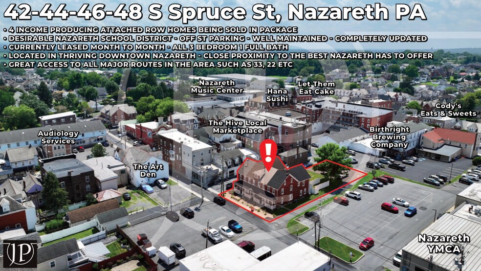 42-48 S Spruce St, Nazareth, PA à vendre - Photo de l’immeuble – Image 1 sur 35