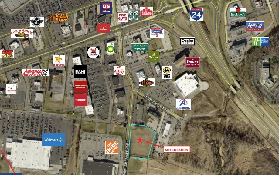 2836 James Sanders Blvd, Paducah, KY à vendre Photo principale– Image 1 sur 3