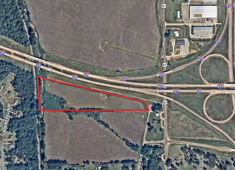55 Old Highway 51 South, Hernando, MS à vendre - Aérien – Image 1 sur 1