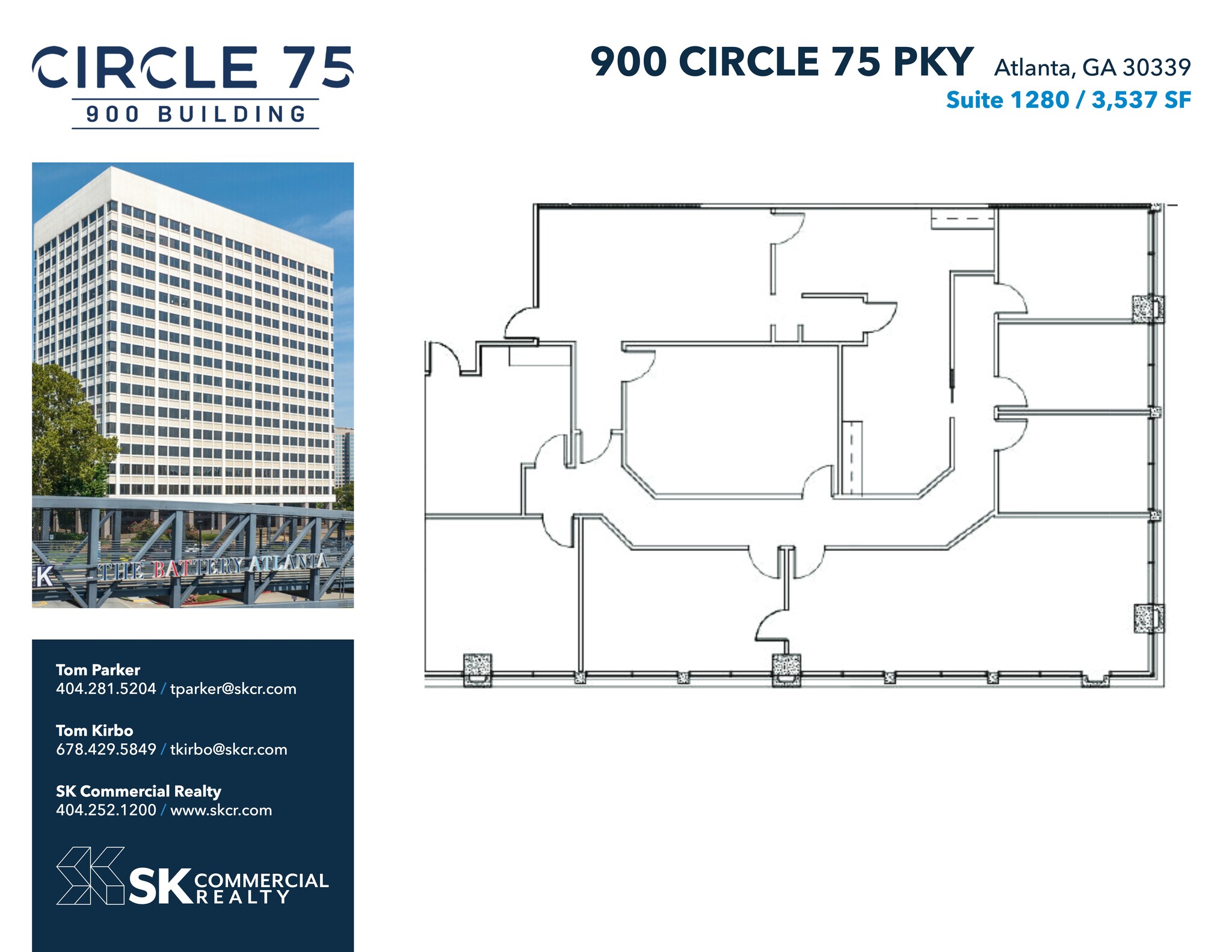 900 Circle 75 Pky SE, Atlanta, GA à louer Plan de site– Image 1 sur 1