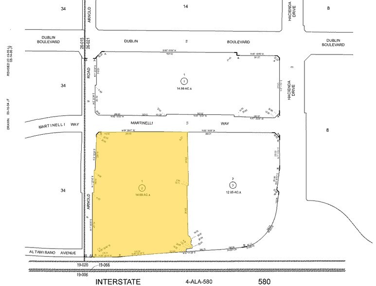 Martinelli Way, Dublin, CA à vendre - Plan cadastral – Image 1 sur 3