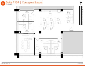 111 W Jackson Blvd, Chicago, IL à louer Plan de site– Image 1 sur 3