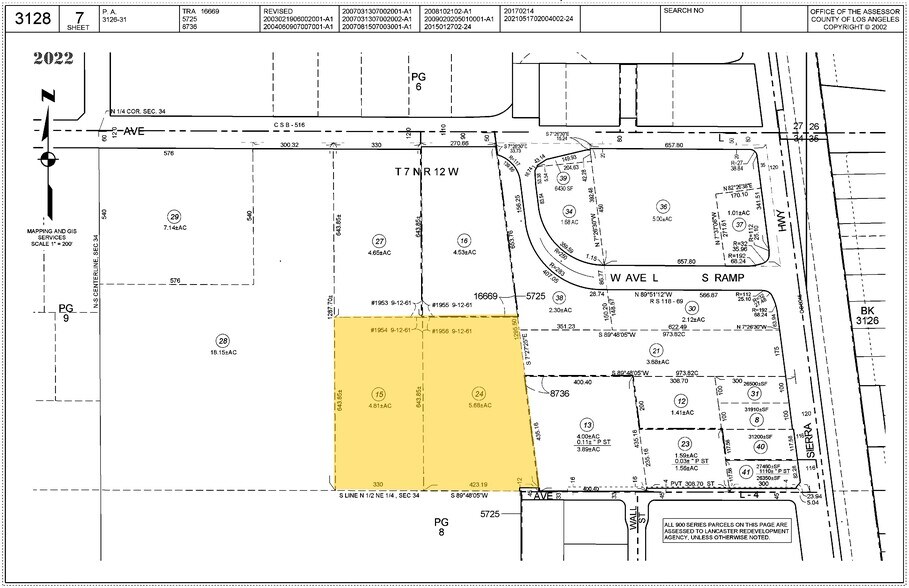 W Avenue L4, Lancaster, CA à vendre - Plan cadastral – Image 2 sur 2