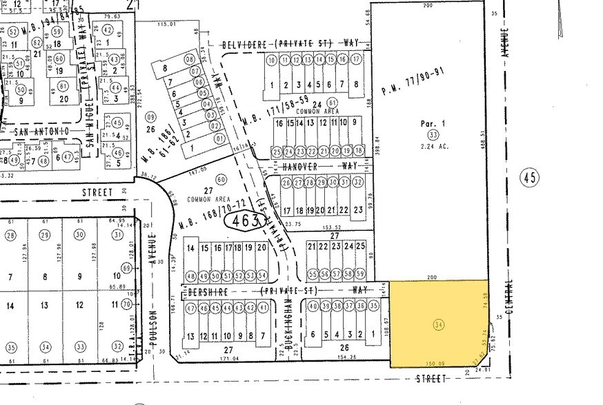 11096 Central Ave, Montclair, CA à vendre - Plan cadastral – Image 2 sur 2