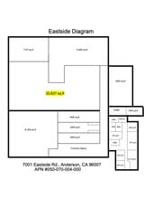 7001 Eastside Rd, Anderson, CA à louer Plan de site– Image 1 sur 5