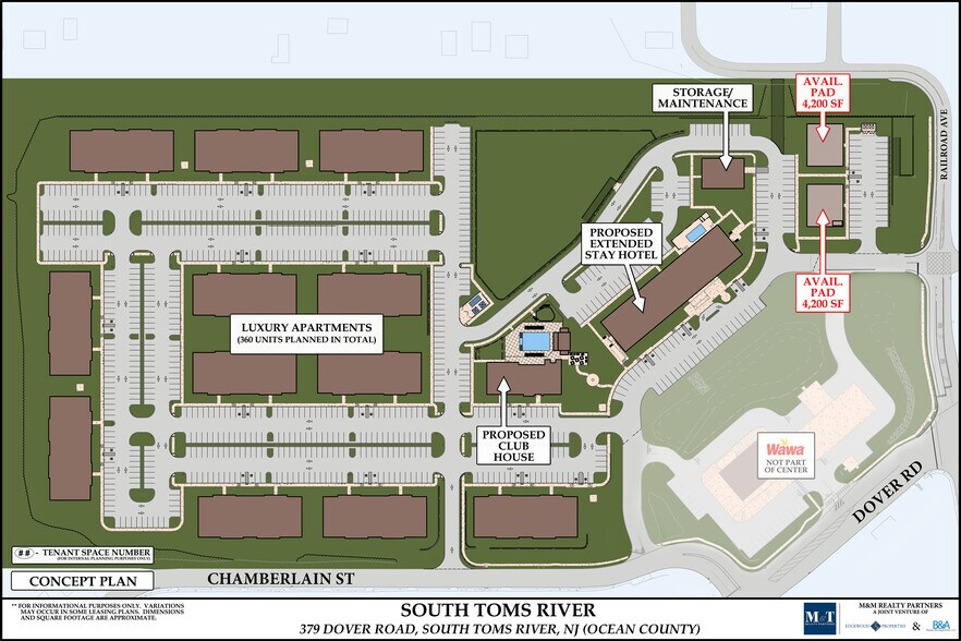 379 Dover Rd, Toms River, NJ à louer - Plan de site – Image 1 sur 1