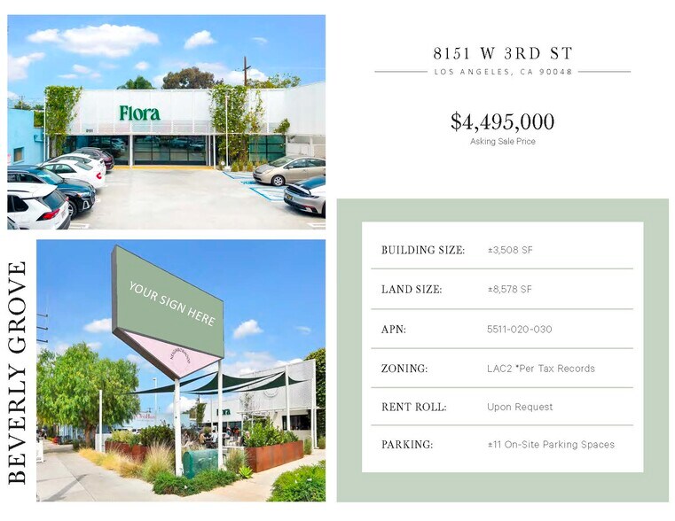 8151 W 3rd St, Los Angeles, CA à vendre - Photo de l’immeuble – Image 2 sur 19