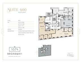 1674 Broadway, New York, NY à louer Plan de site– Image 1 sur 2