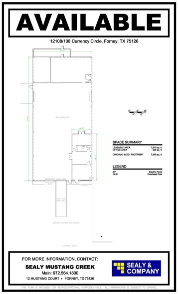 12108 Currency Cir, Forney, TX à louer - Plan d’étage – Image 2 sur 3