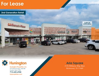 Plus de détails pour 4125 Williams Way Blvd, Richmond, TX - Local commercial à louer