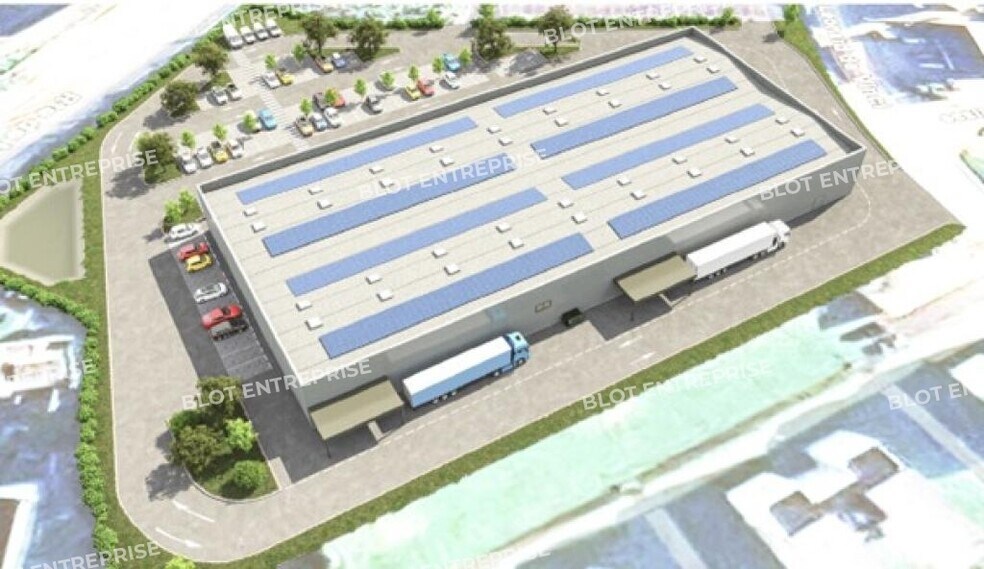 Local commercial dans Morlaix à louer - Aérien – Image 3 sur 4
