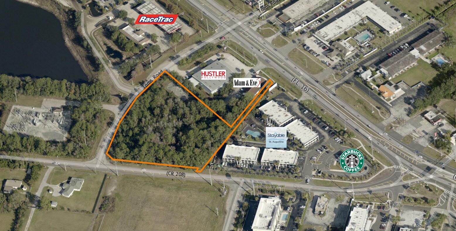 160 & 170 Toms Road, Saint Augustine, FL à vendre Photo de l’immeuble– Image 1 sur 3