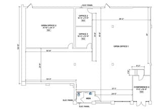 3 W Broad St, Bethlehem, PA à louer Plan d’étage– Image 1 sur 2