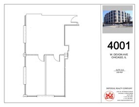 4001 W Devon Ave, Chicago, IL à louer Plan de site– Image 1 sur 4