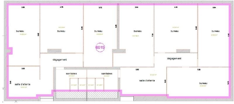 Bureau dans Montpellier à vendre - Plan d’étage – Image 2 sur 12