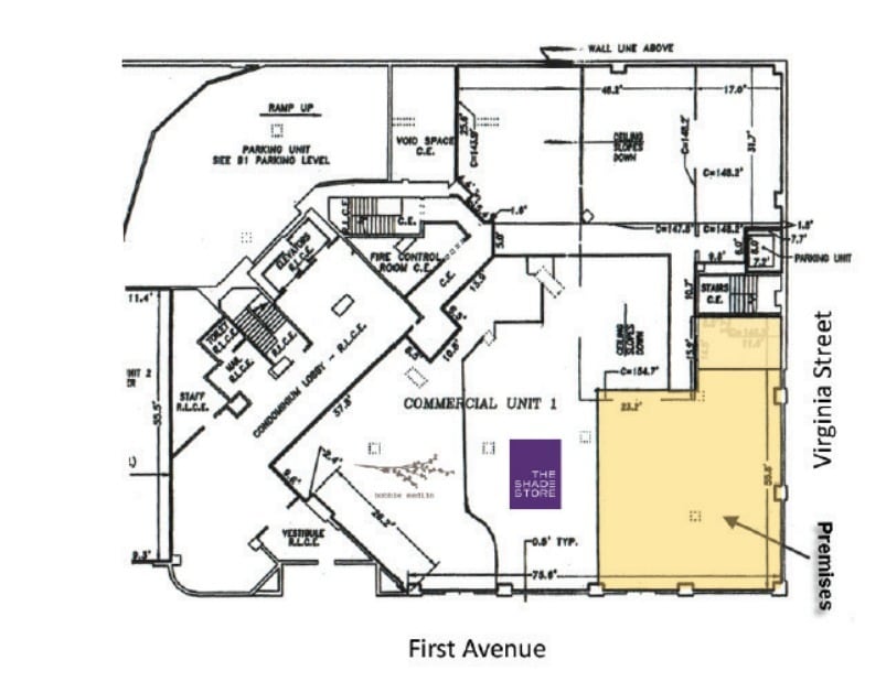 2000 1st Ave, Seattle, WA à louer Plan d’étage– Image 1 sur 1