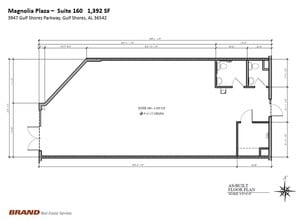 3965 Gulf Shores Pky, Gulf Shores, AL à louer Plan d’étage– Image 1 sur 1