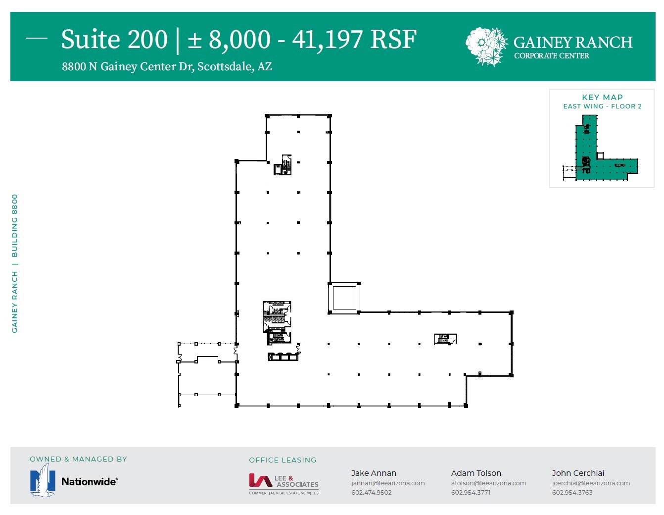 8800 N Gainey Center Dr, Scottsdale, AZ à louer Plan d’étage– Image 1 sur 1