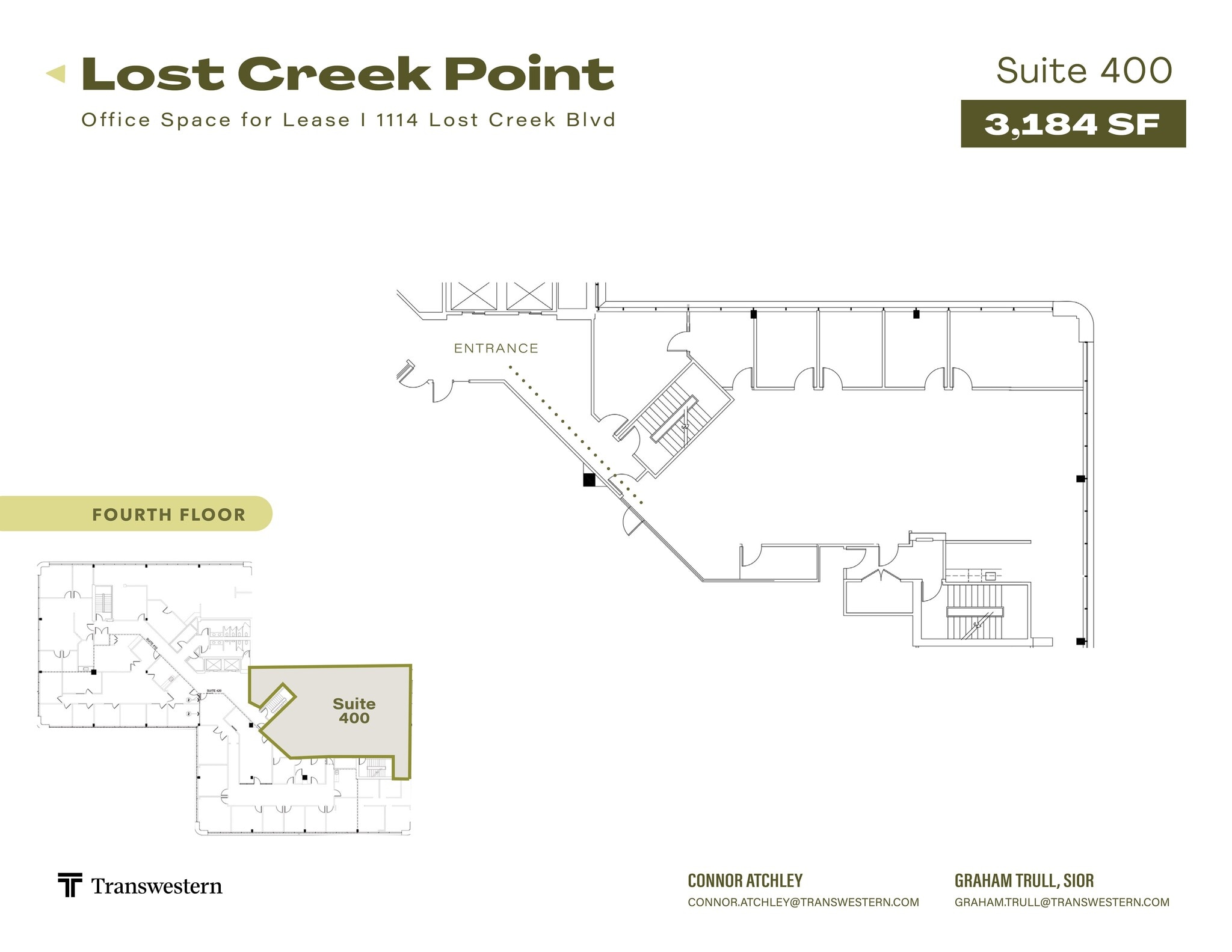 1114 Lost Creek Blvd, Austin, TX à louer Plan de site– Image 1 sur 1